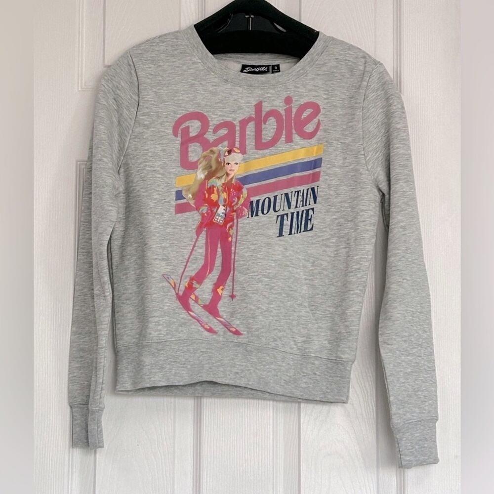 Barbie Sweatshirt Junior Girl Size L NWT